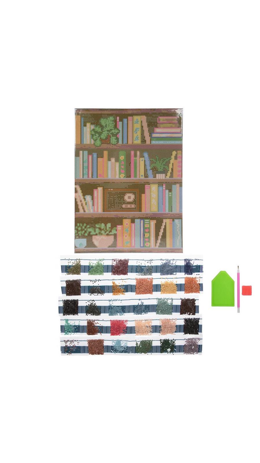 Library Books Diamond Art Kit | Hobby Lobby | 6298236