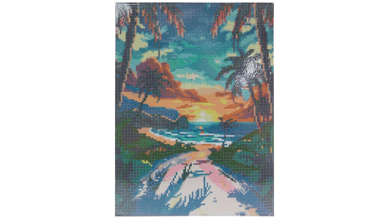 Beach Scene Diamond Art Canvas Kit | Hobby Lobby | 6298251