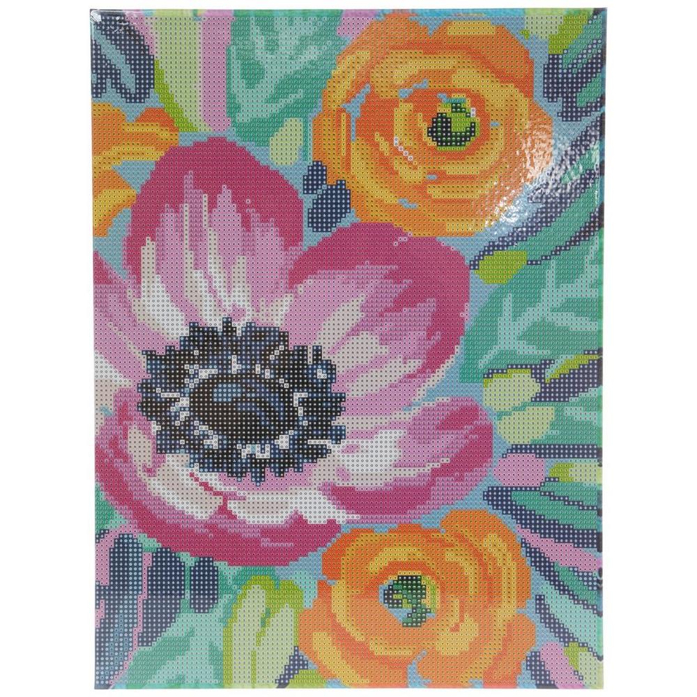 Colorful Flowers Diamond Art Kit | Hobby Lobby | 6298285