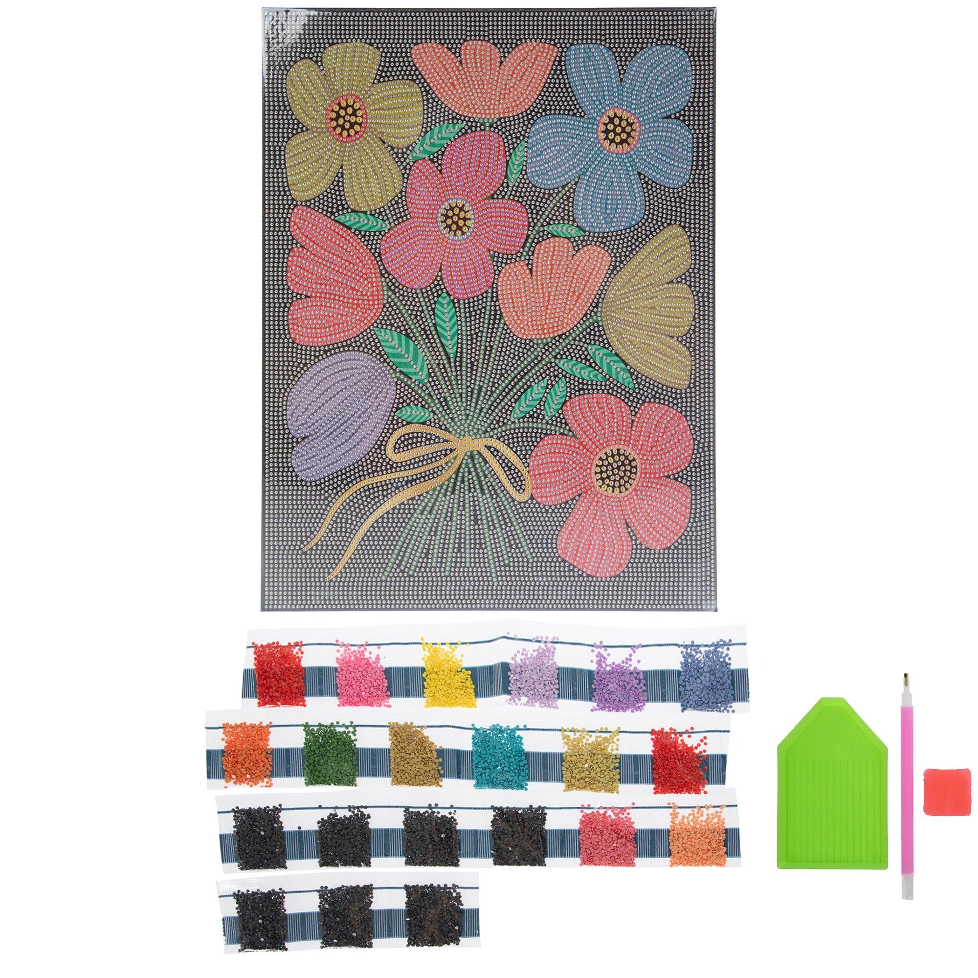 ダイヤモンドアートクラブ Rainbow Flower Power キット Flower