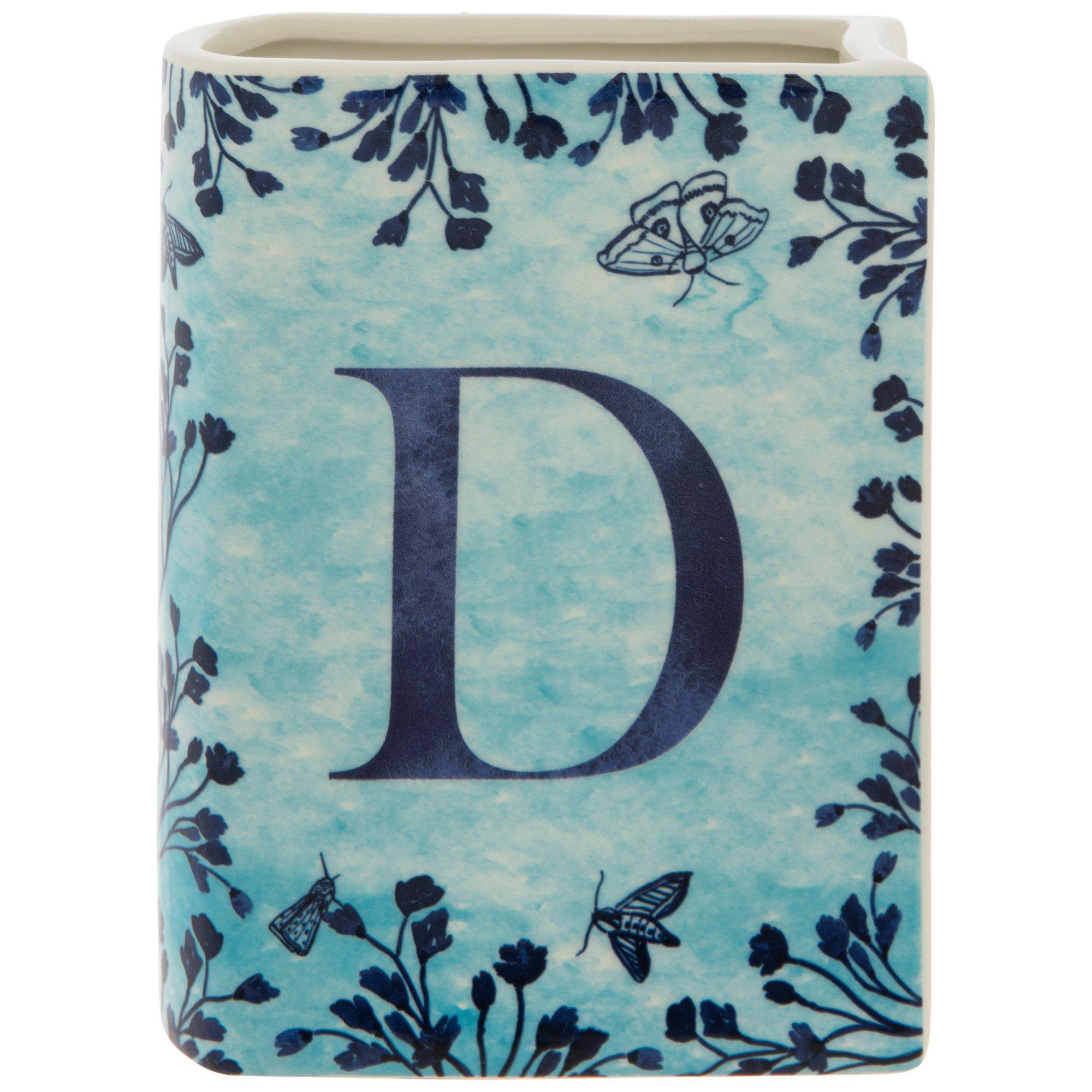 Letter Book Ceramic Vase