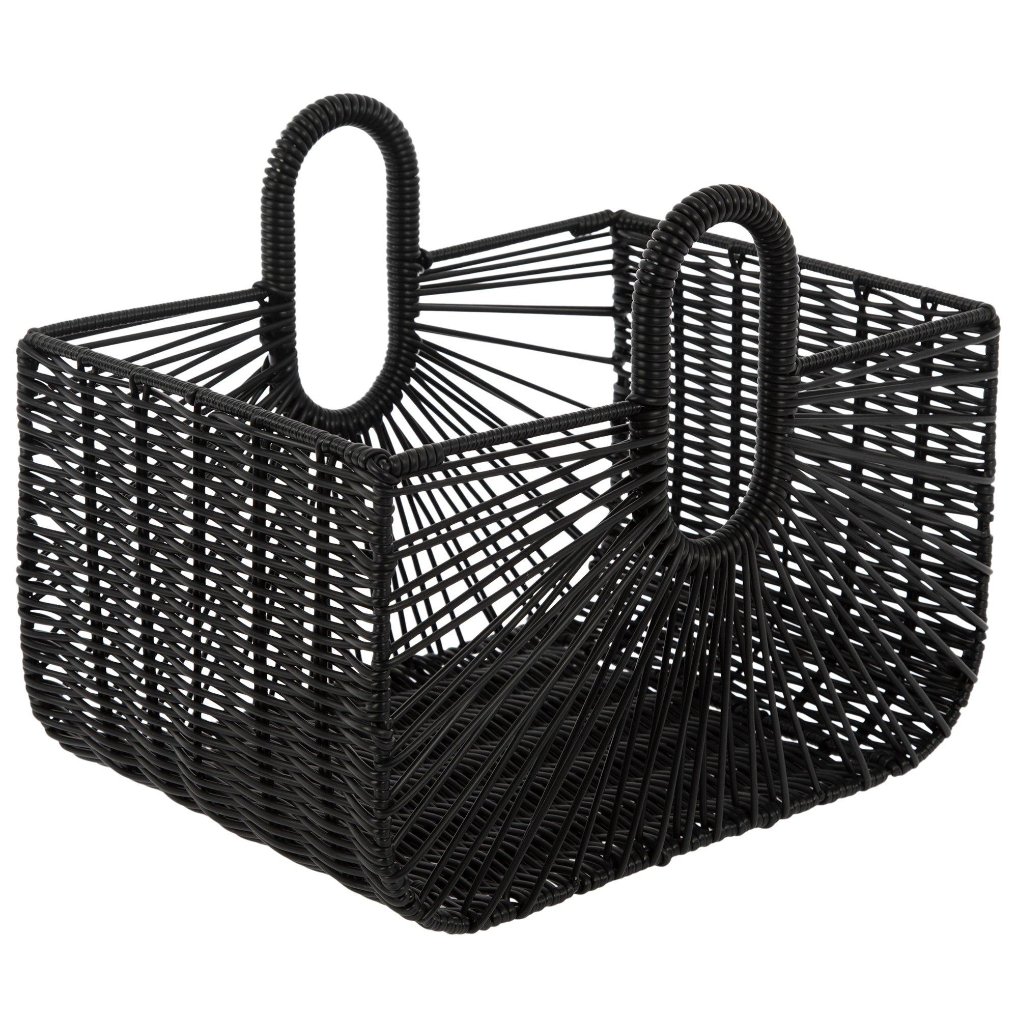 Black Modern Woven Basket | Hobby Lobby | 6299697