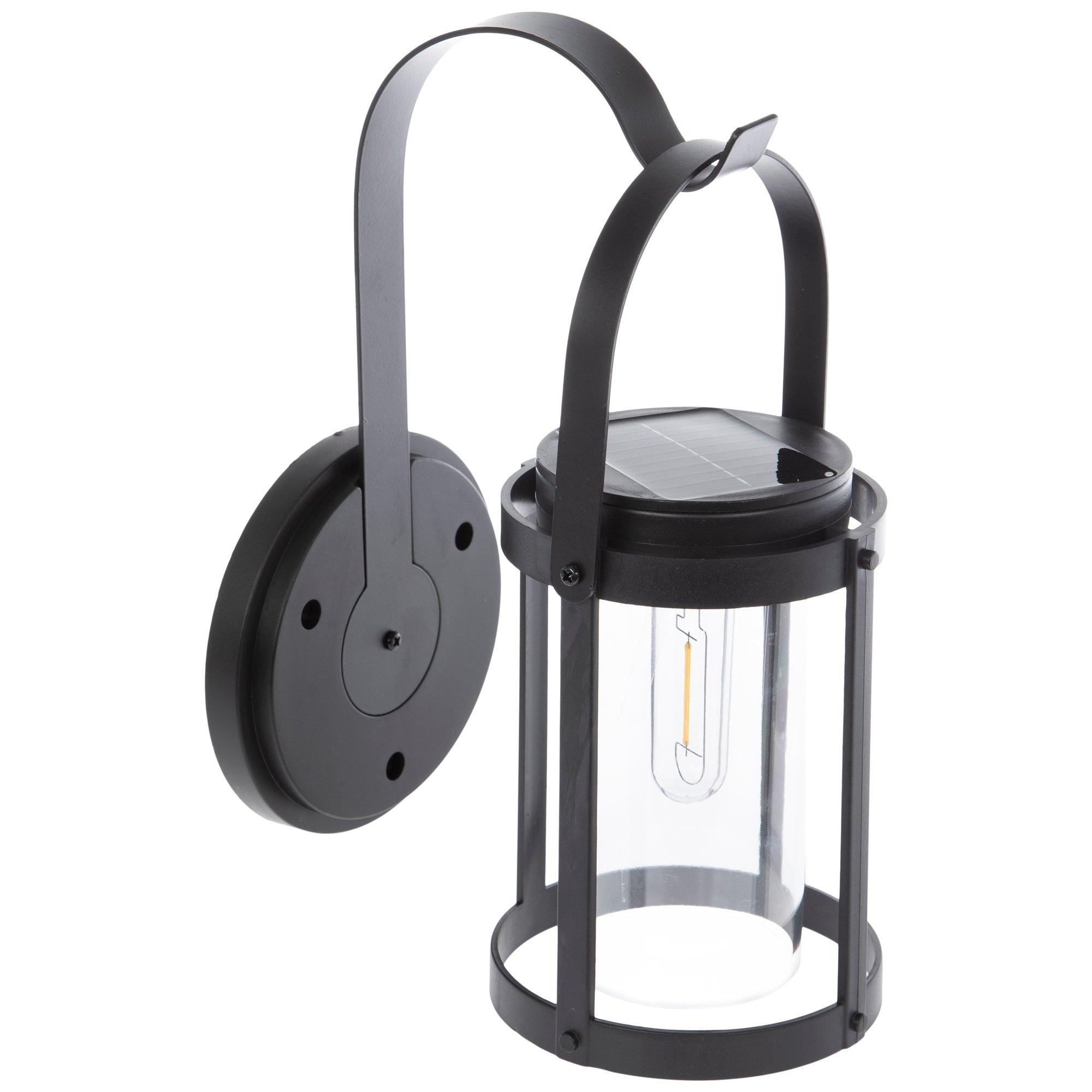 Black Solar Wall Lantern | Hobby Lobby | 6300784