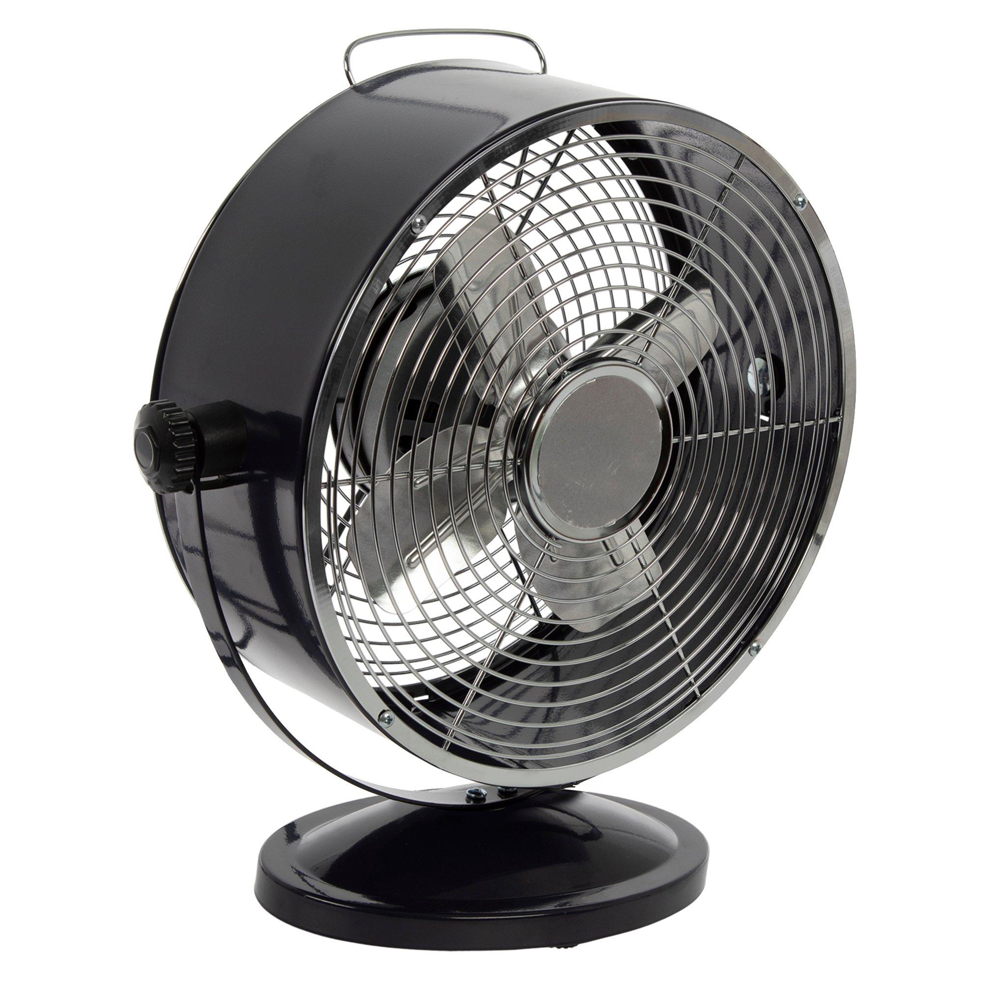 Hermosa ハモサ Retro Table Fan RF-011 Amazon.com: FANCY HOME Table Fan 30 cm, Chrome : Home & Kitchen