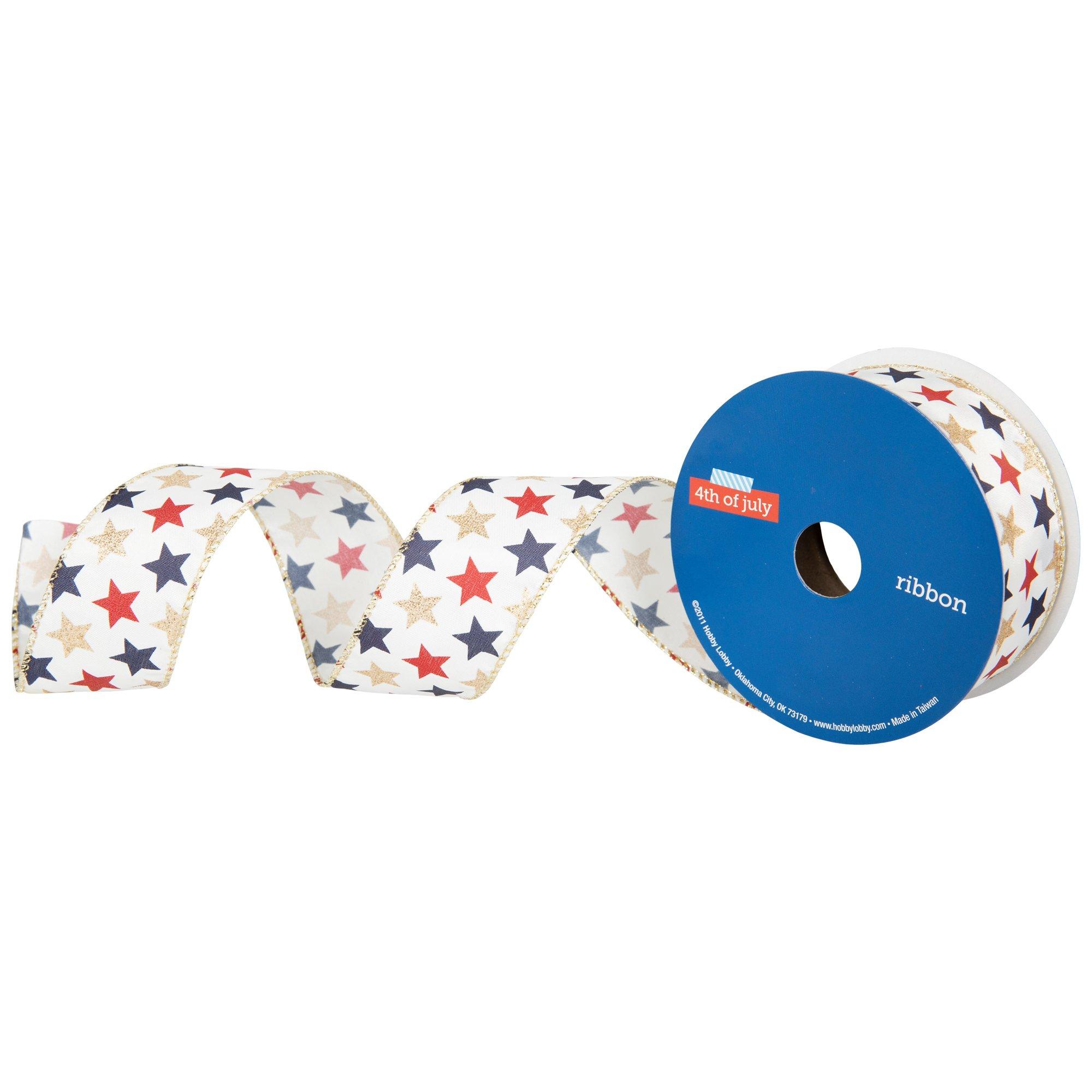Star Spangled Wired Edge Ribbon | Hobby Lobby | 6301477