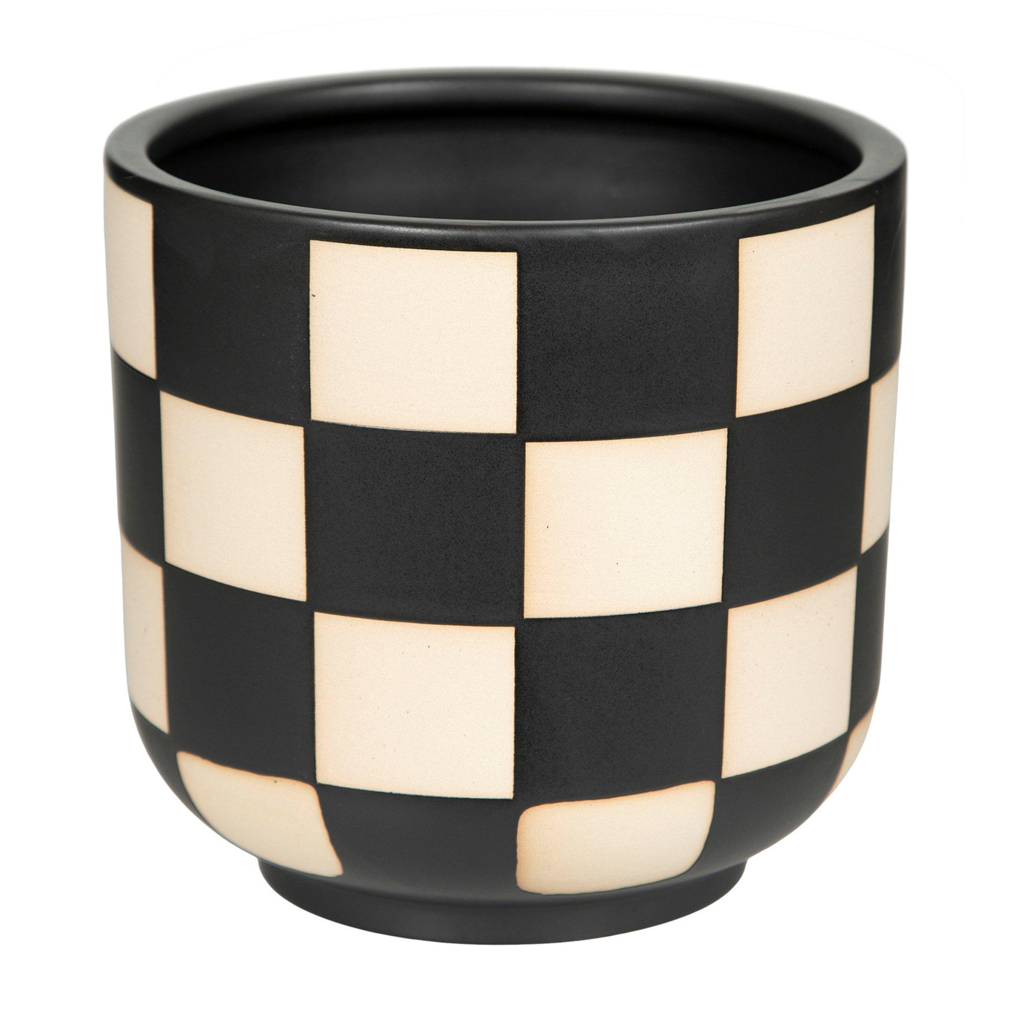 Check Ceramic Flower Pot | Hobby Lobby | 6303119