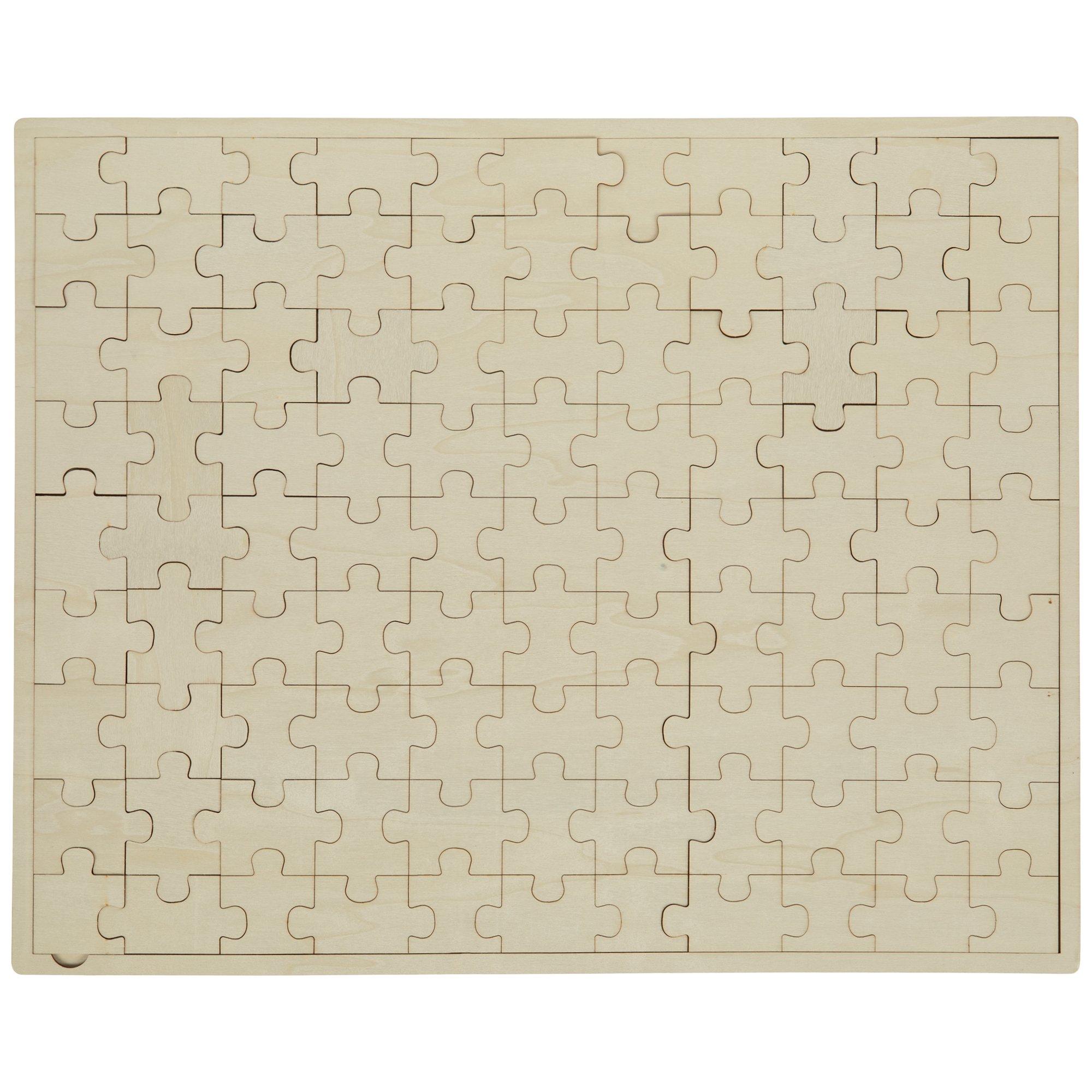 Unfinished Wood Puzzle