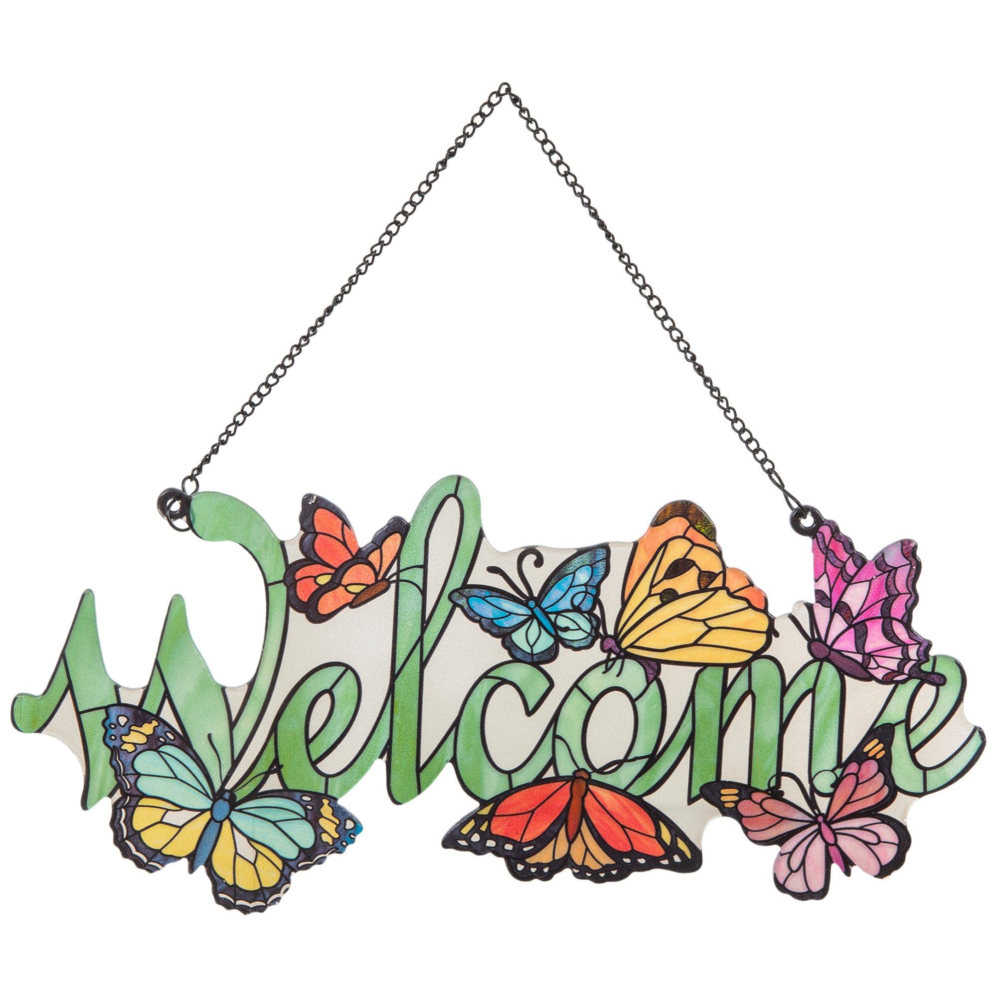 Butterflies Stained Glass Wall Decor Hobby Lobby 6305825