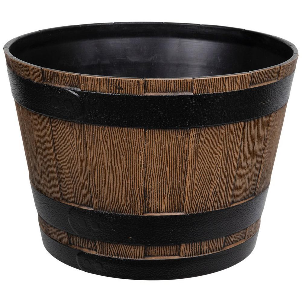 Rustic Barrel Planter | Hobby Lobby | 6306641