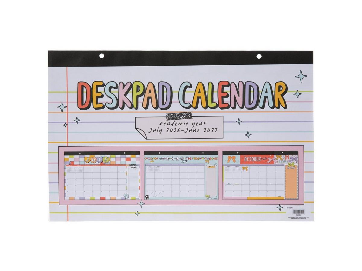 2025 - 2026 Retro Desk Pad Calendar | Hobby Lobby | 6310593