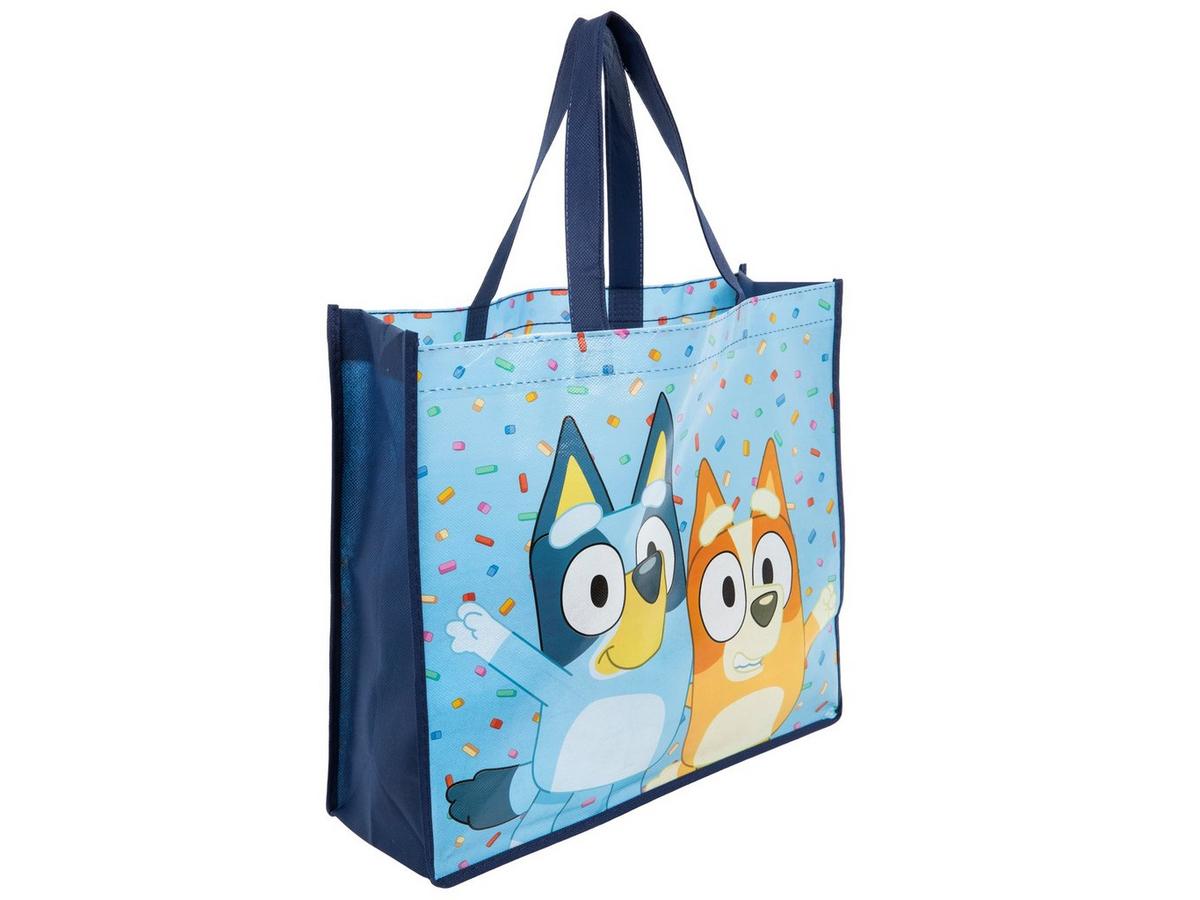 Bluey's World ブルーイー トートバッグ 水色 Bluey オーストラリア ブルーイワールド限定 トートバッグ エコバッグ