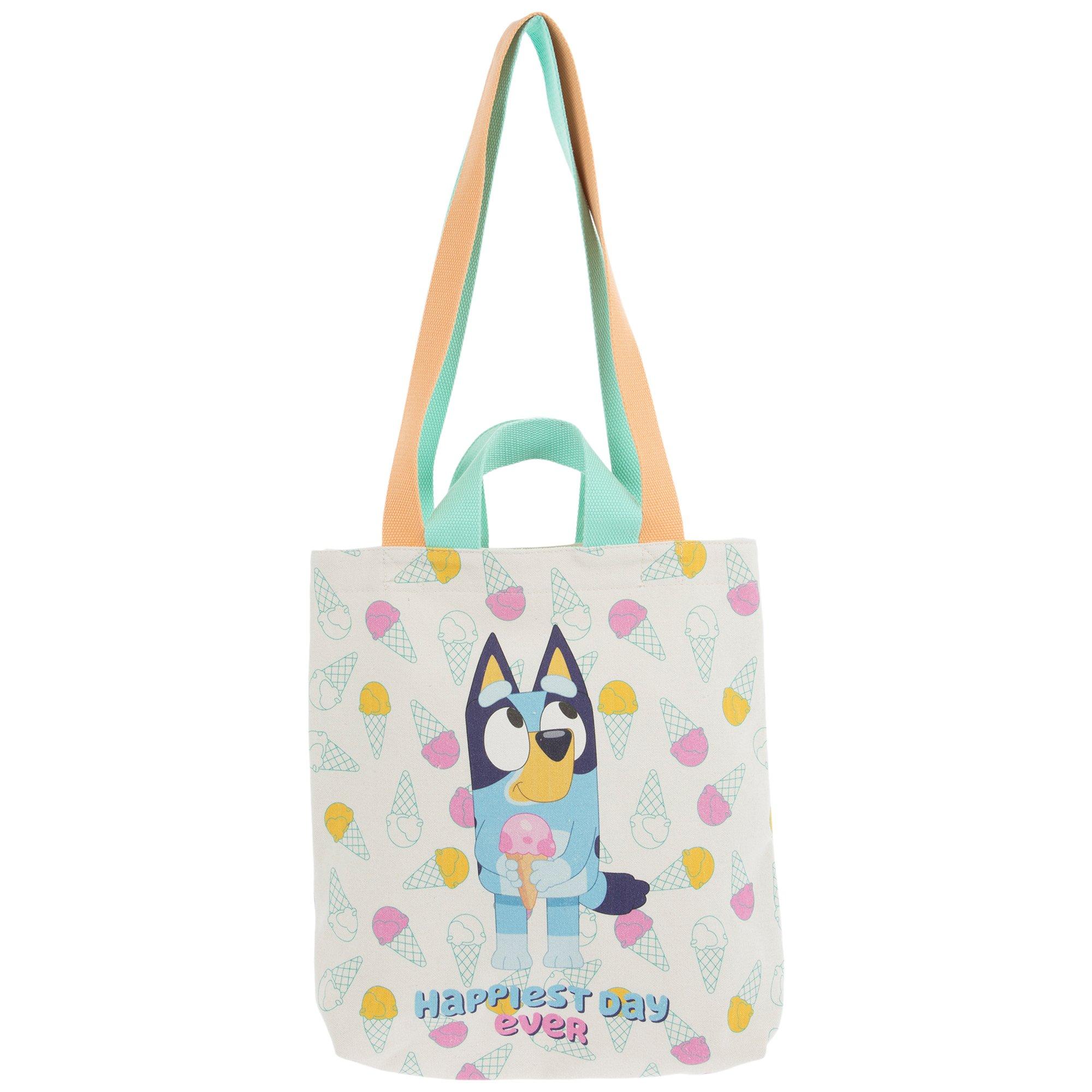 Bluey Ice Cream Canvas Tote Bag
