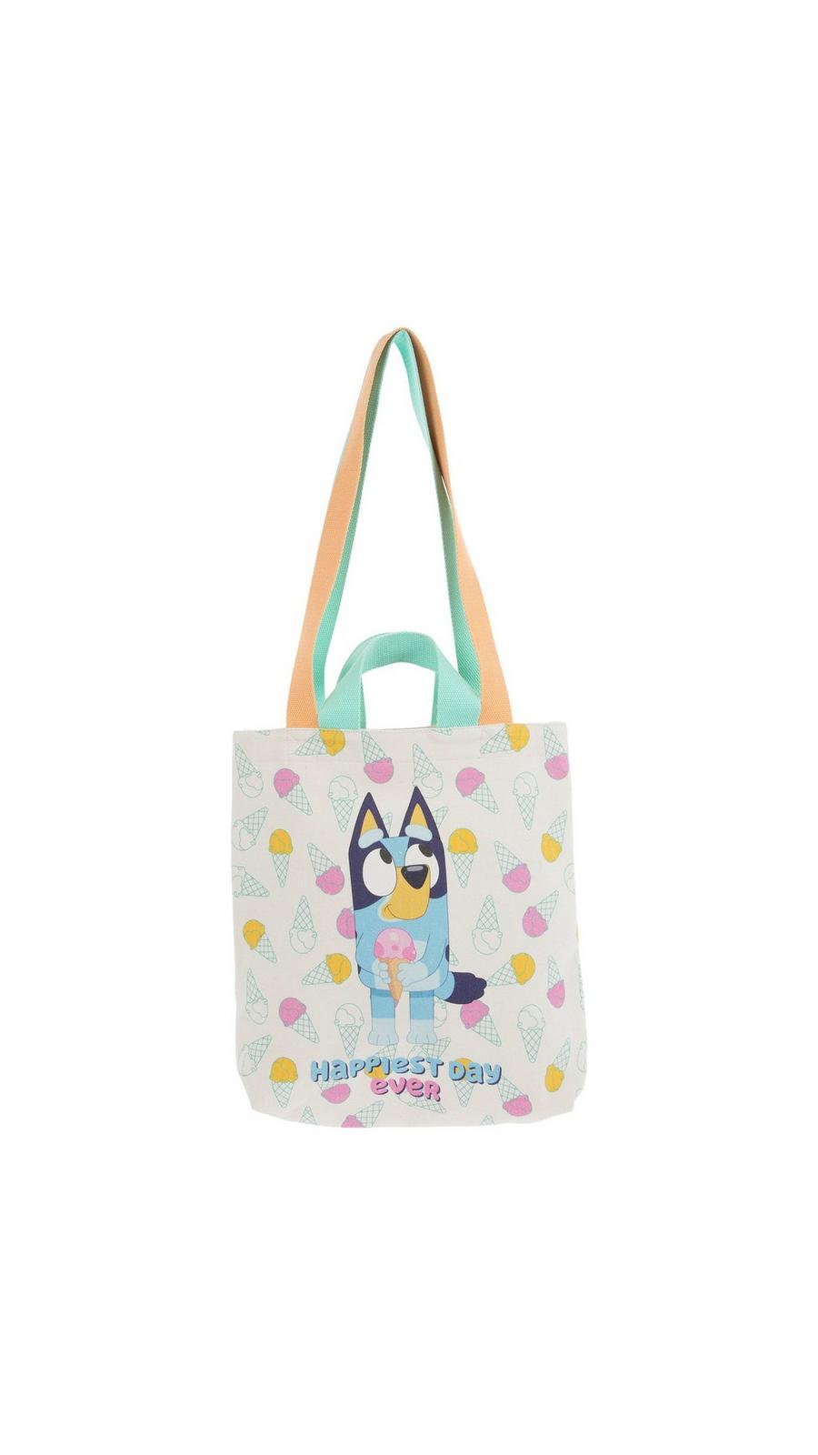 Bluey Ice Cream Canvas Tote Bag | Hobby Lobby | 6314918