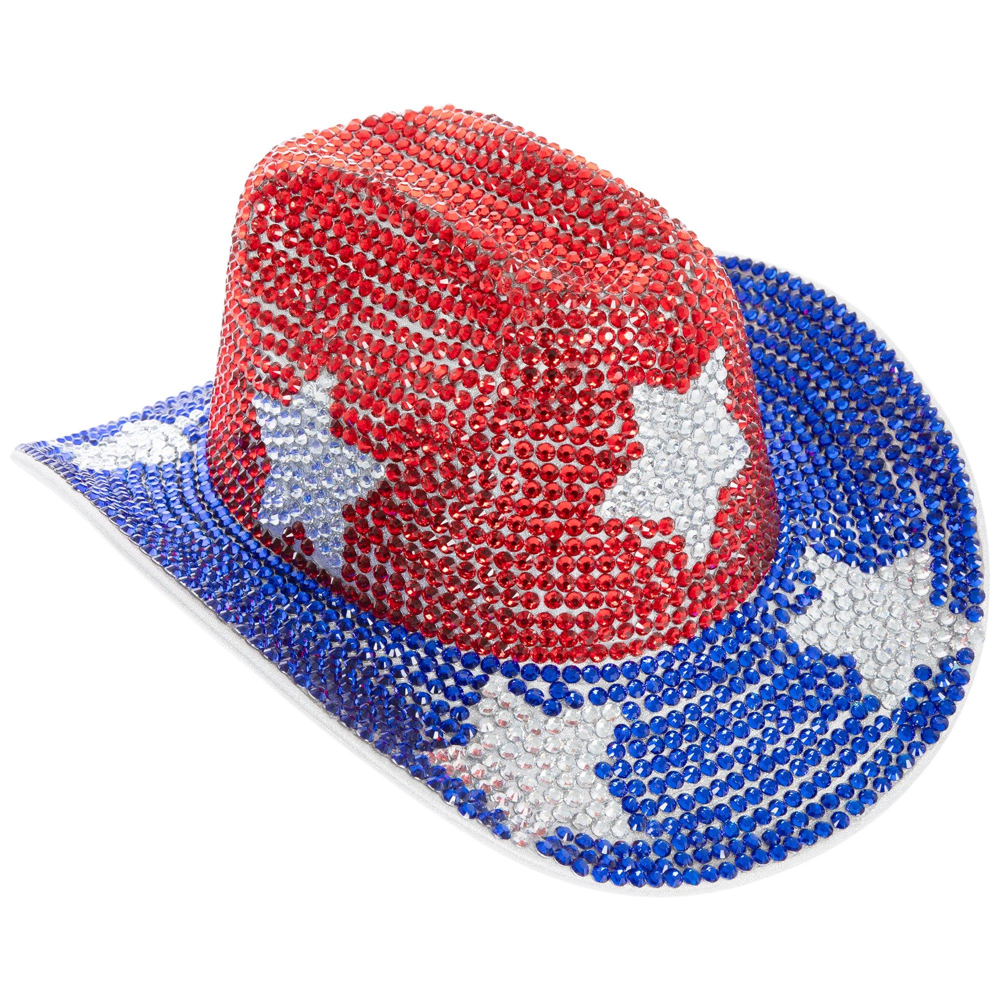 Patriotic Rhinestone Cowboy Hat | Hobby Lobby | 6318729