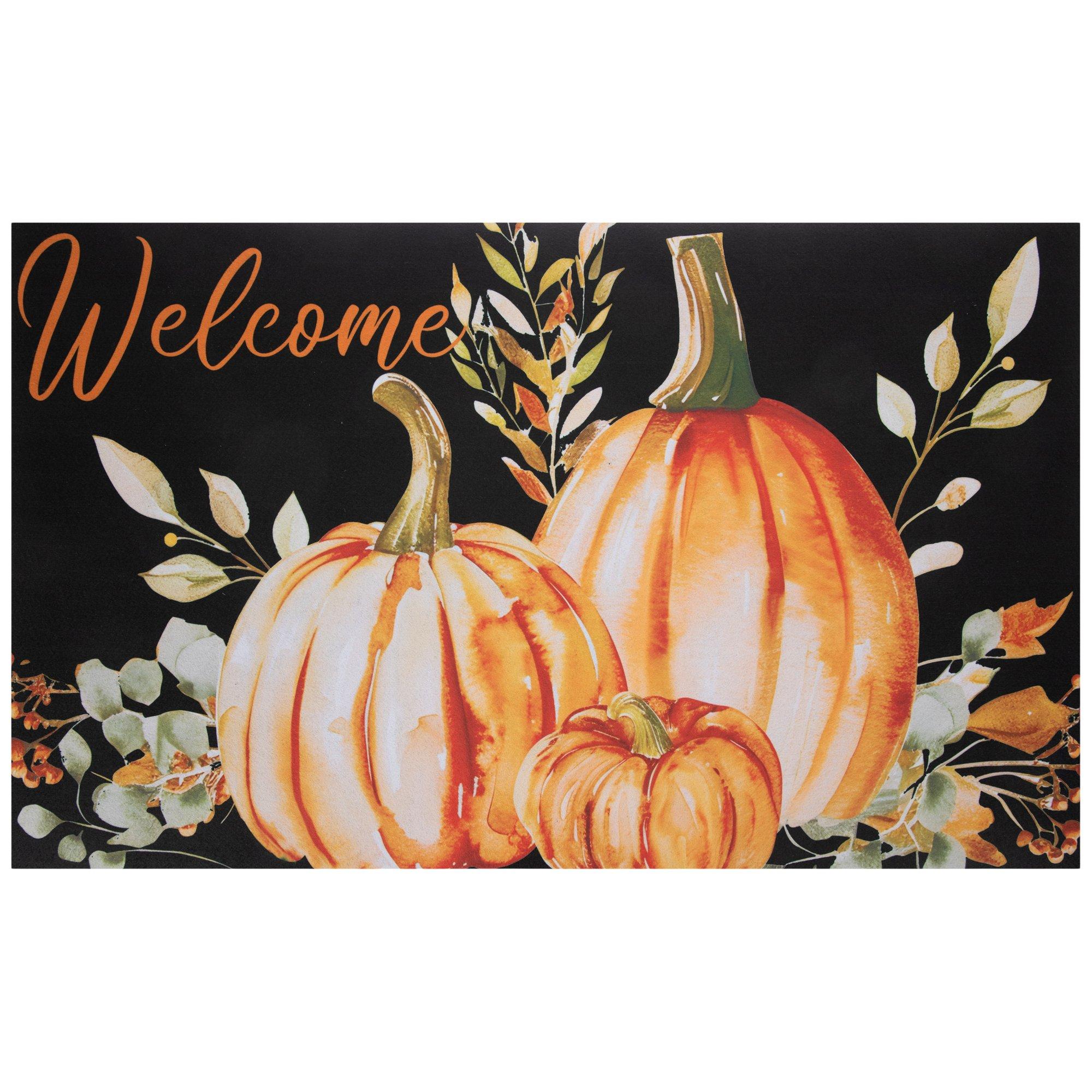 Welcome Pumpkins Doormat view 1