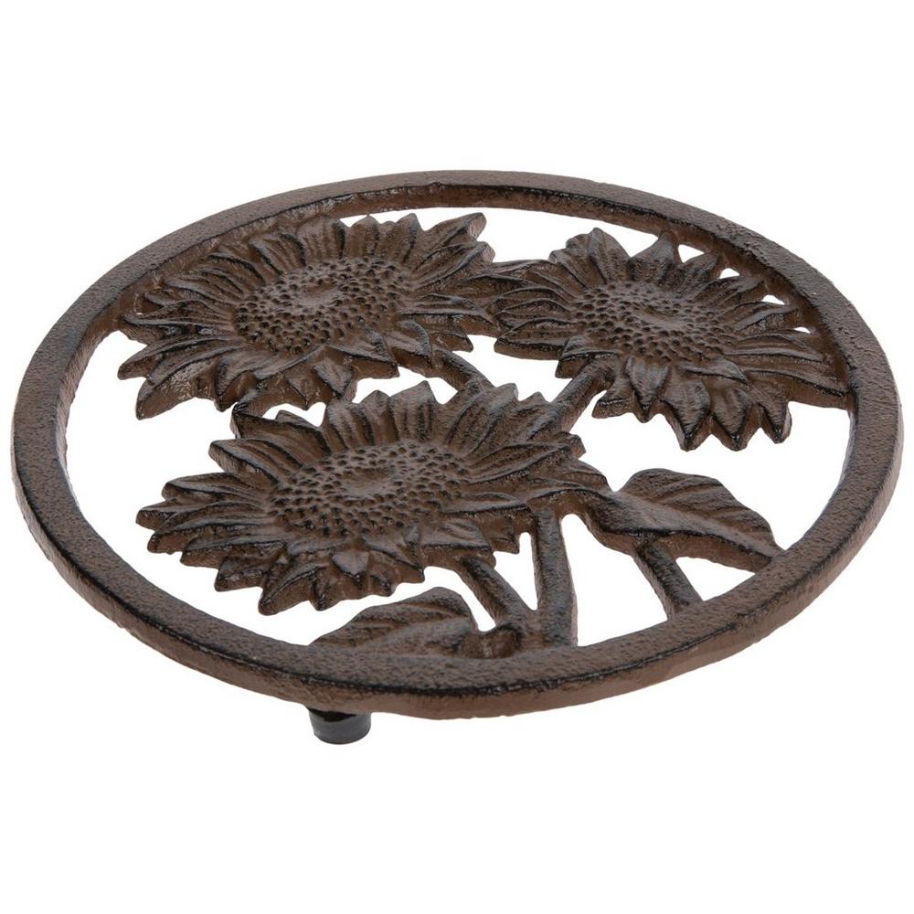 Sunflower Cast Iron Trivet