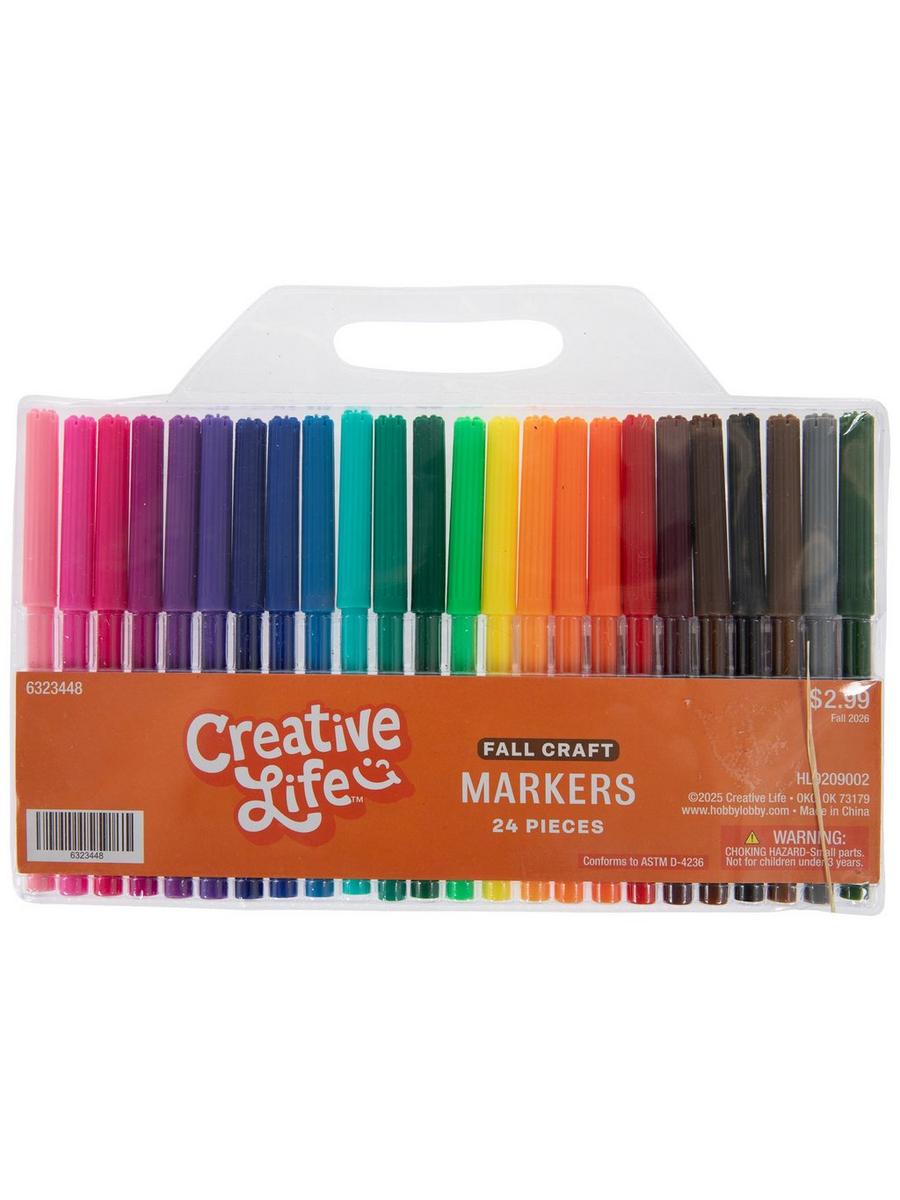 Markers - 24 Piece Set | Hobby Lobby | 6323448