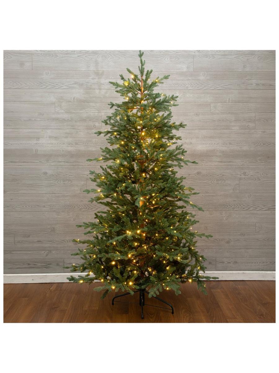 Alberta Alpine Fir Pre-Lit Christmas Tree - 7 ft | Hobby Lobby
