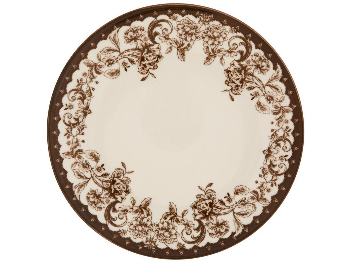 Brown Floral Toile Salad Plate! | Hobby Lobby | 6325161