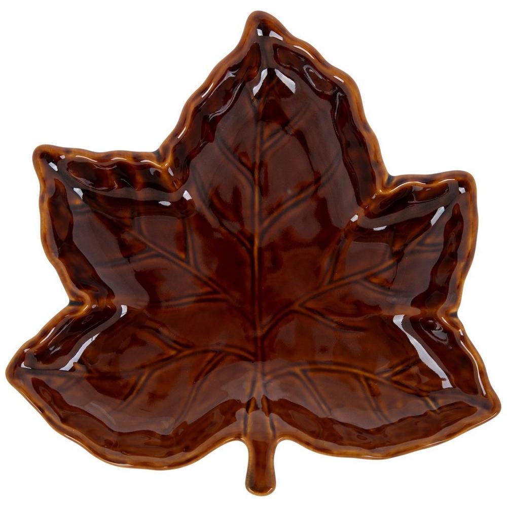 ビリヤード maple leaf Maple Leaf Ceramic Plate | Hobby Lobby | 6325393
