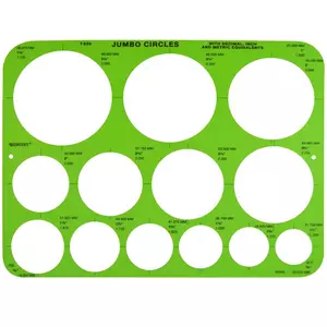 Assorted Portable Shape Stencils Stencils For Painting Circle