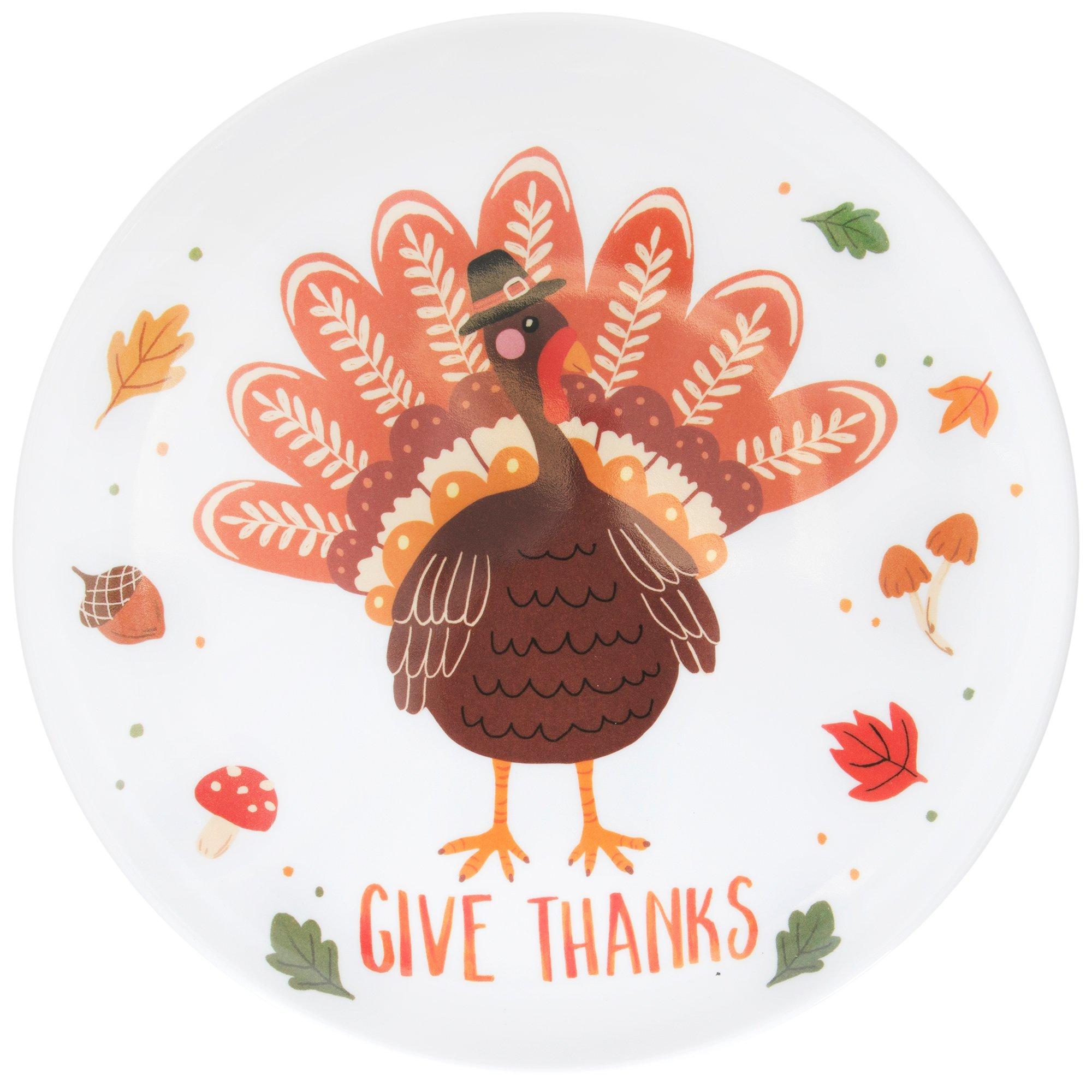 Give Thanks Turkey Plate view 1
