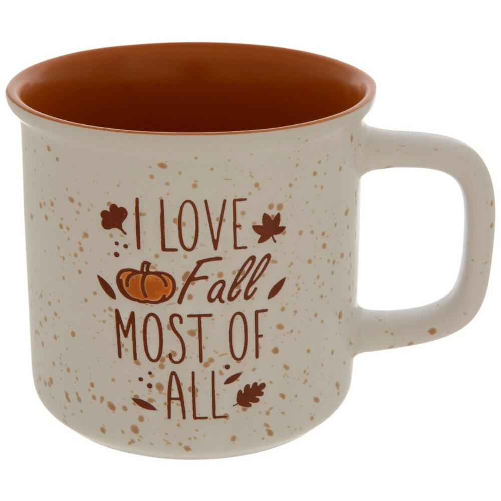 新品未使用TEN'S UNIQUE FALLIN'LOVE&HOT COFFEE I Love Fall Most Of All Mug | Hobby Lobby | 6326664