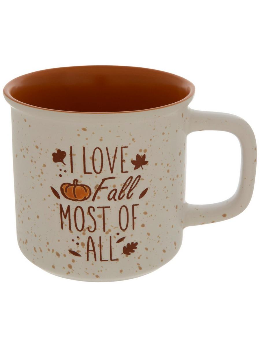 新品未使用TEN'S UNIQUE FALLIN'LOVE&HOT COFFEE I Love Fall Most Of All Mug | Hobby Lobby | 6326664