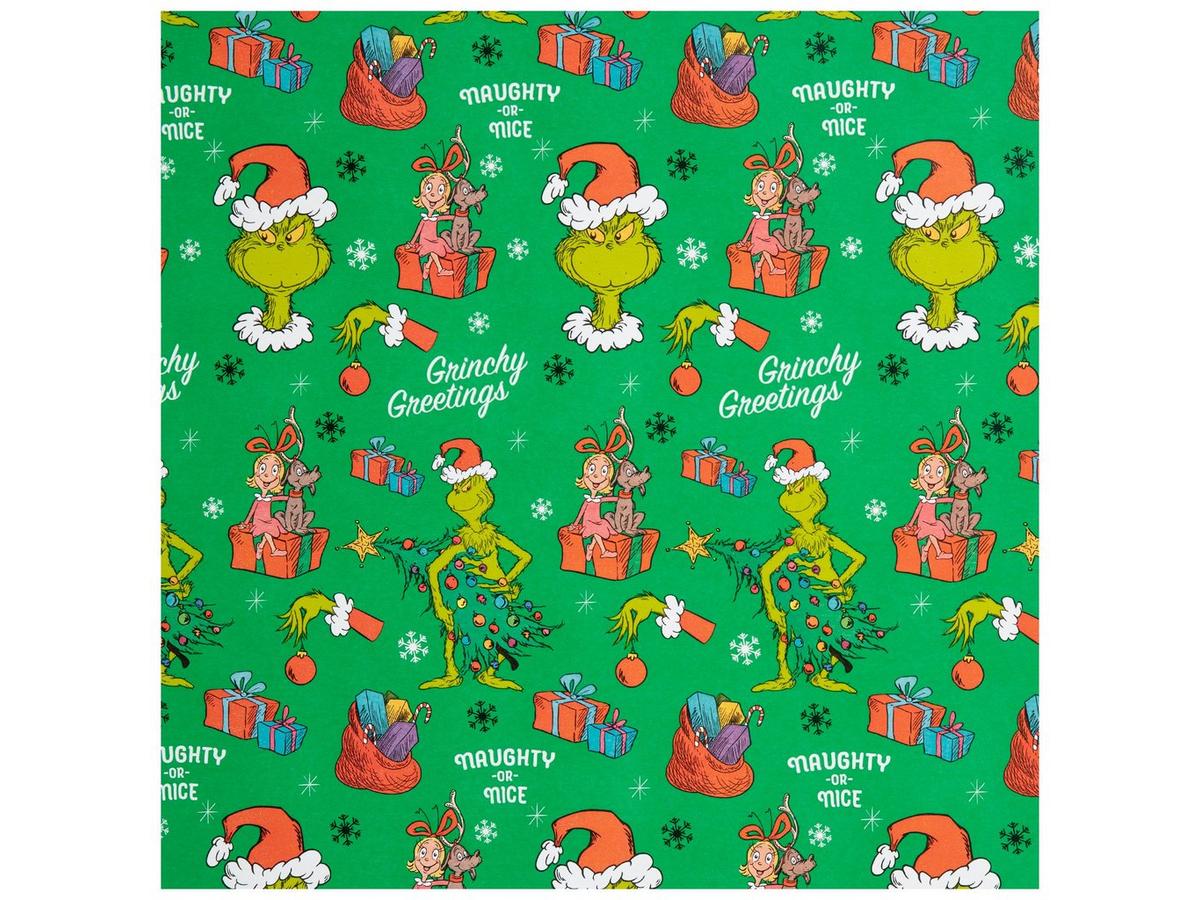 Grinch, Max & Cindy Lou Who Wrapping Paper | Hobby Lobby