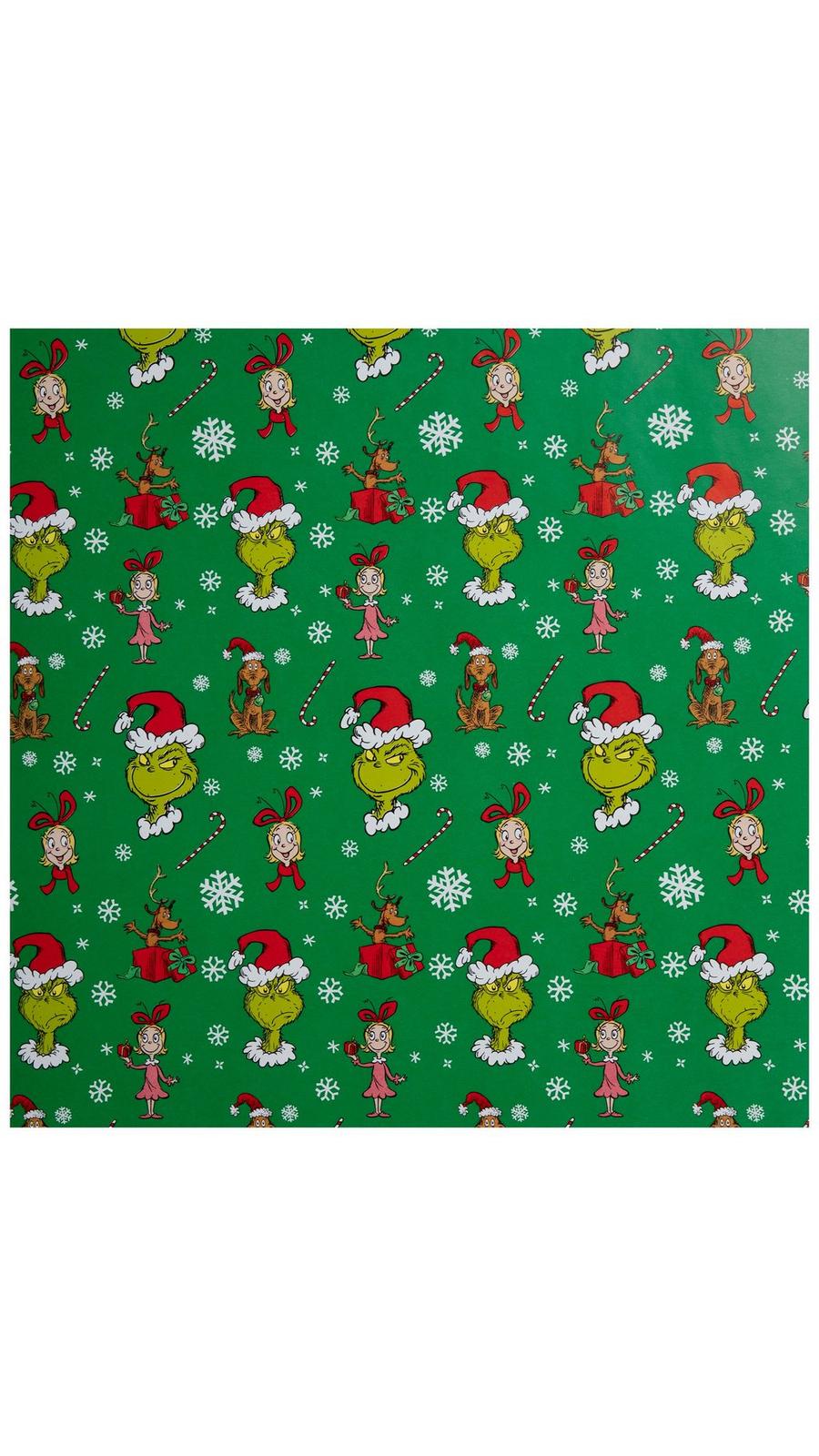 Grinh Christmas Wrapping Paper, Christmas Movie