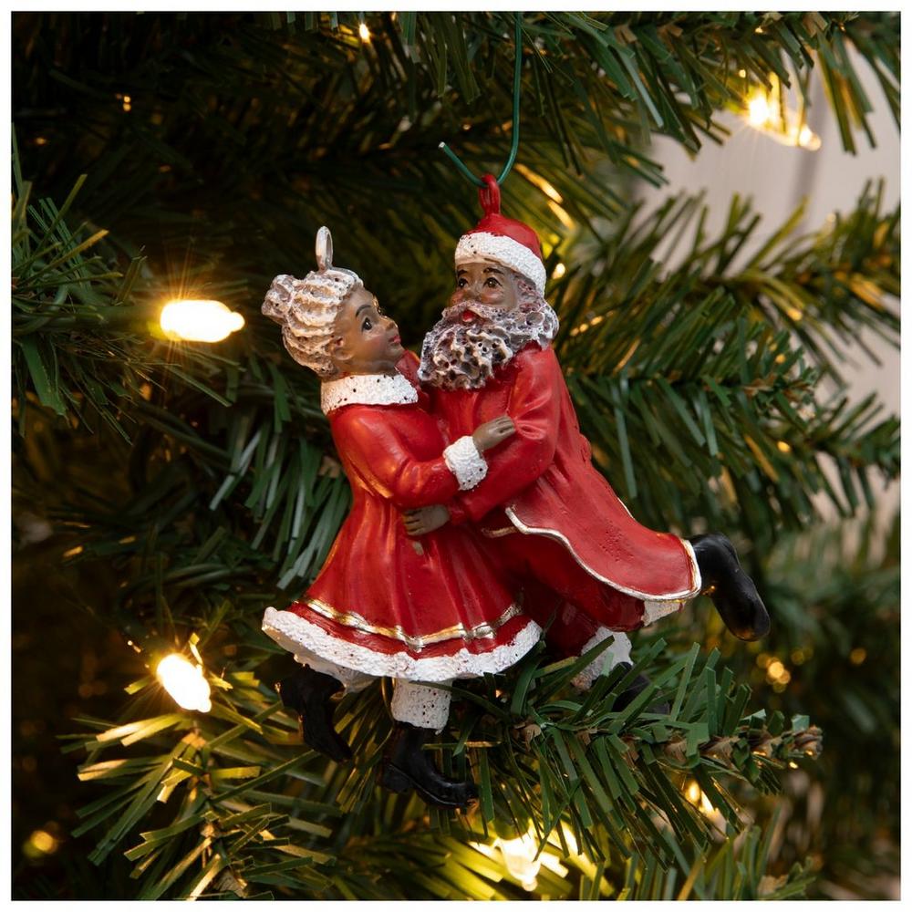 Dancing Mr. & Mrs. Claus Ornament | Hobby Lobby | 6329239