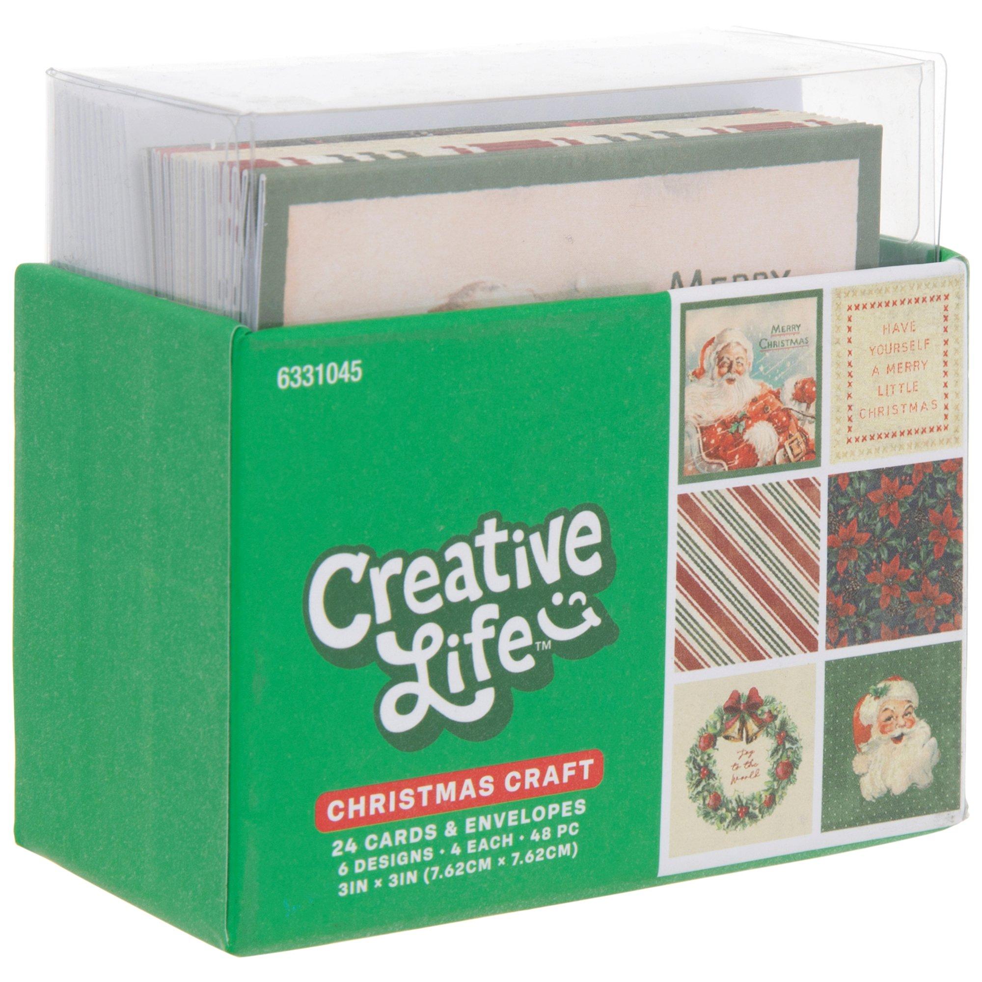 Vintage Christmas Mini Box Of Cards view 1