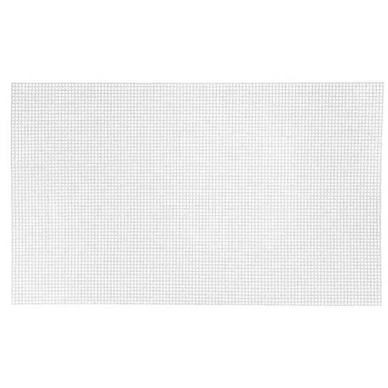 1 CLEAR PLASTIC MESH SHEET -14 COUNT (HOLES IN PLASTIC) APPROX. 10 1/2 x 13  1/2