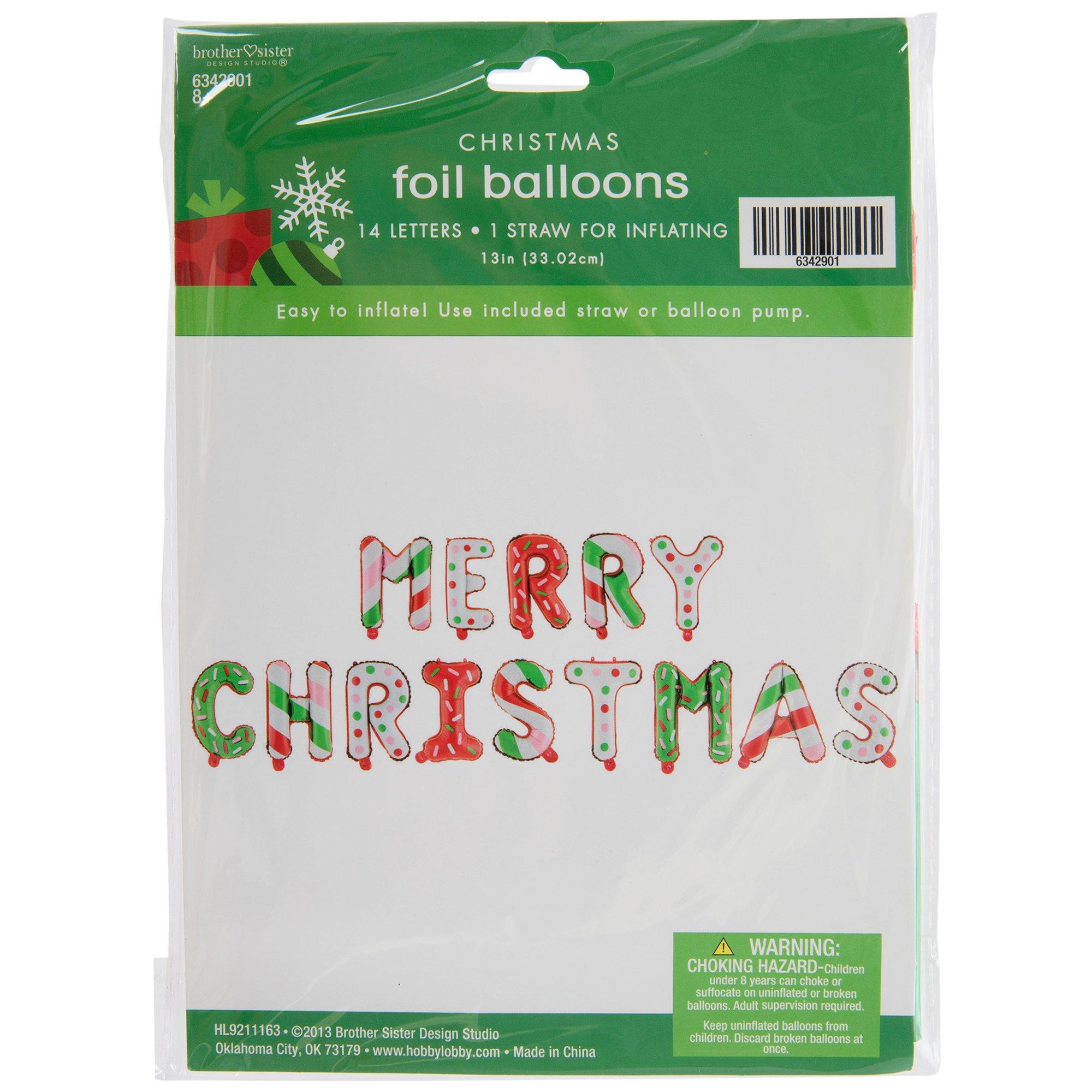 Merry Christmas Balloons view 1