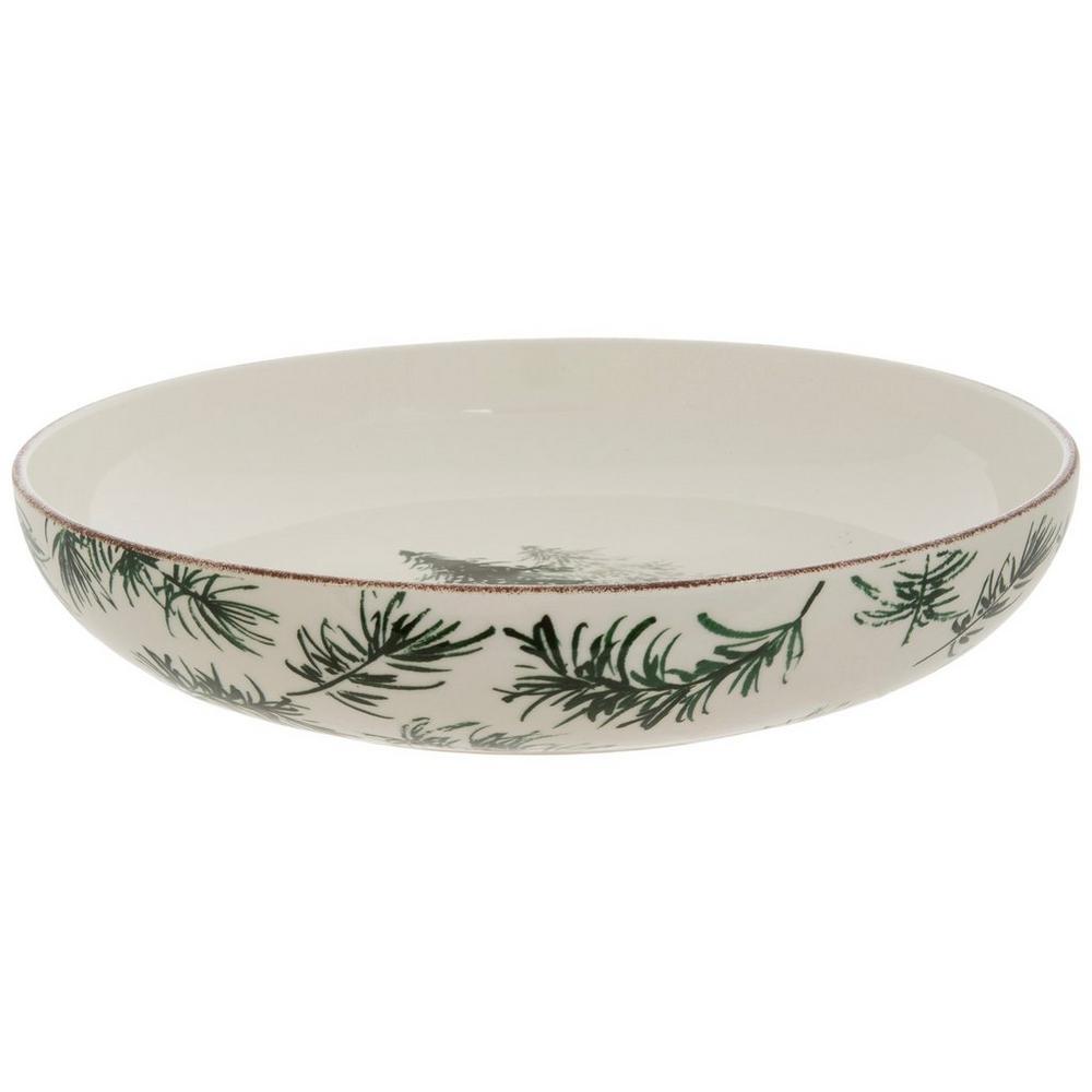 Winter Trees Ceramic Serving Bowl