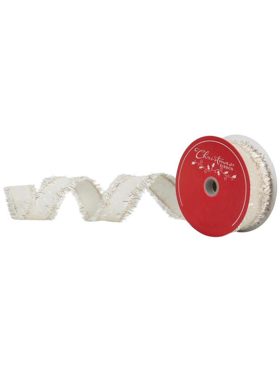 Lumignon original ♥room ribbon wear Linen Look Fringe Wired Edge Ribbon | Hobby Lobby | 6345714