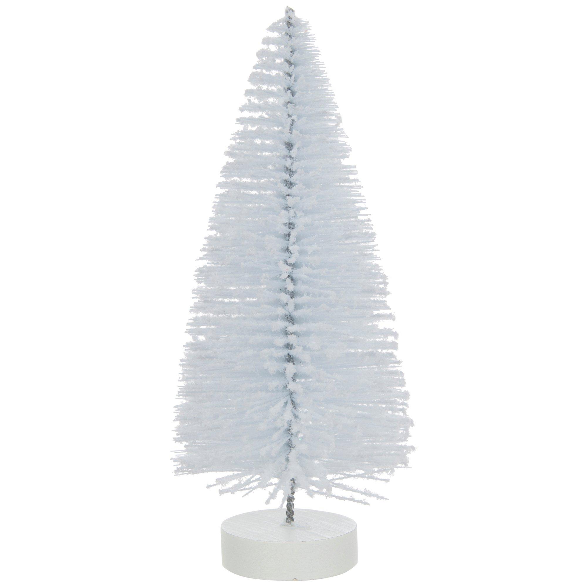 White Flocked Bottle Brush Trees | Hobby Lobby | 6347223