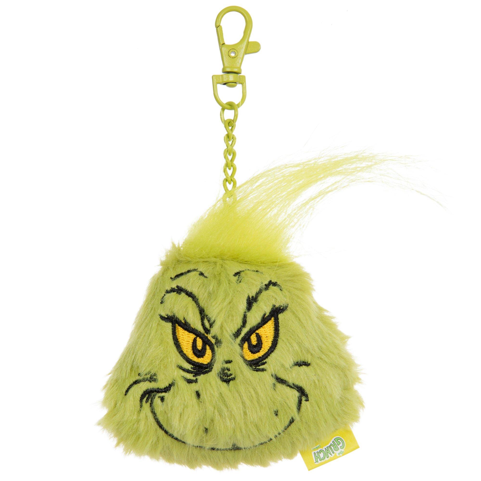 Furry Grinch Head Keychain | Hobby Lobby