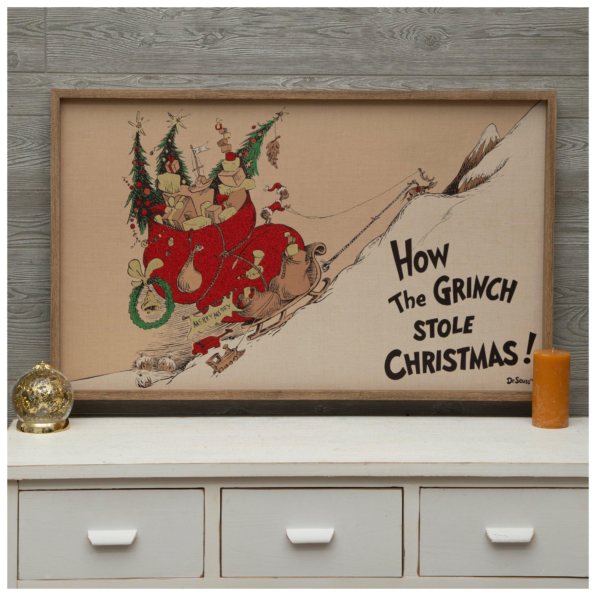 How The Grinch Stole Christmas Wood Wall Decor Hobby Lobby 6349690