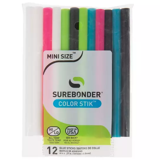 Multi-Color All Temp Mini Glue Sticks