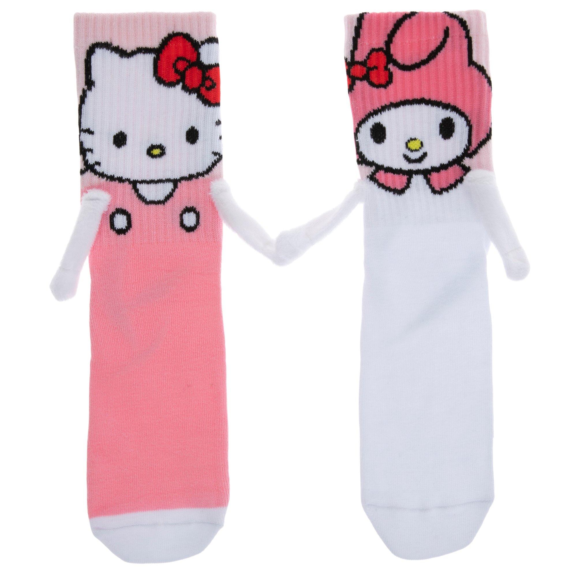 Hello Kitty & My Melody Magnetic Crew Socks | Hobby Lobby | 6352009