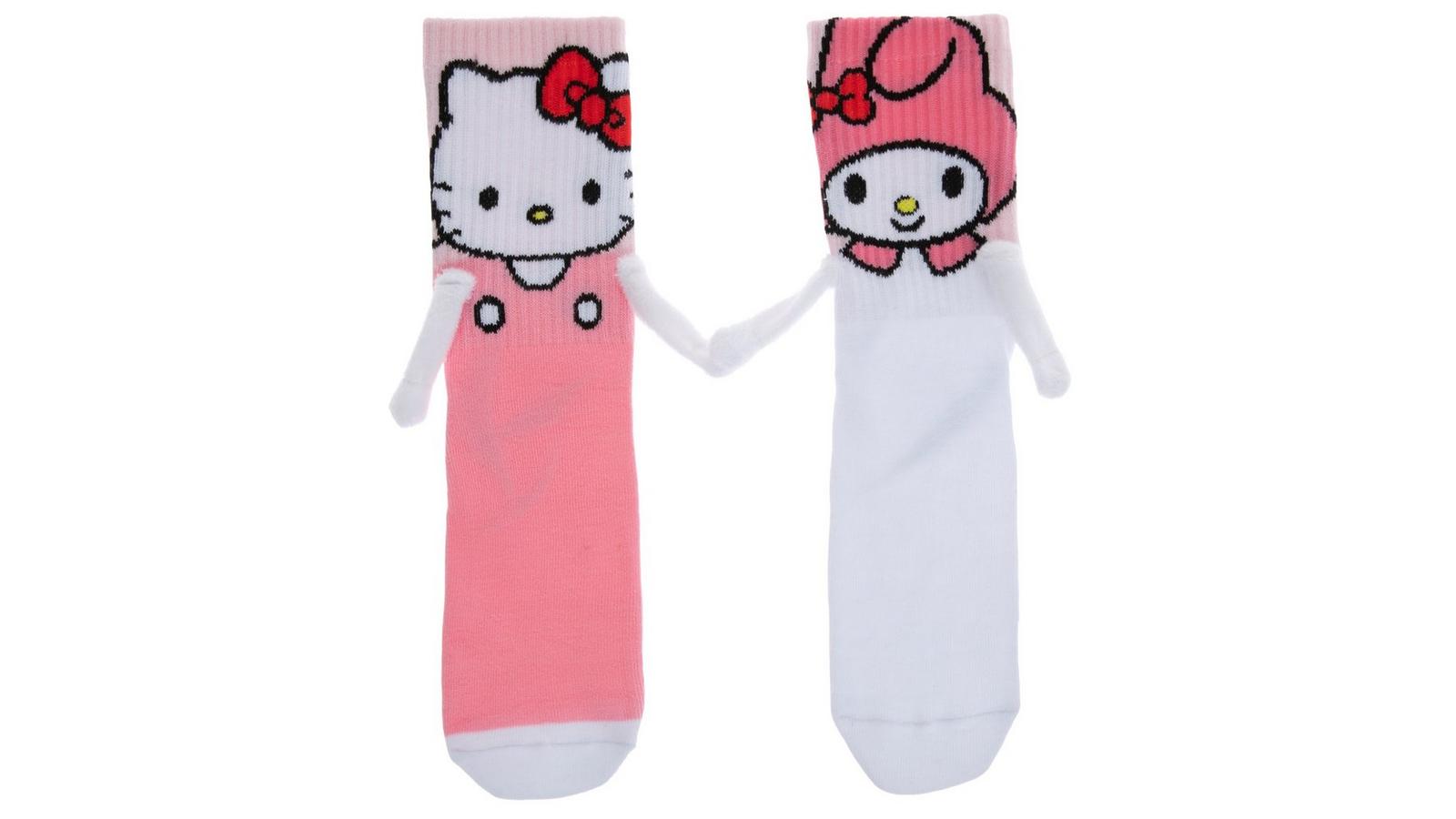 Hello Kitty & My Melody Magnetic Crew Socks | Hobby Lobby | 6352009