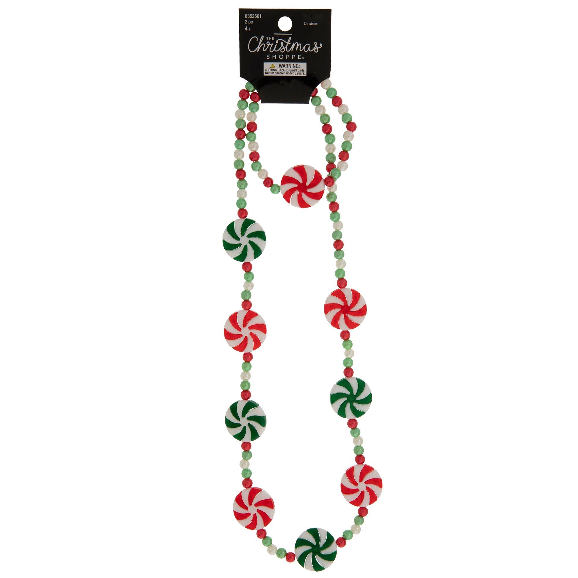 Peppermint Beaded Bracelet & Necklace | Hobby Lobby | 6352561