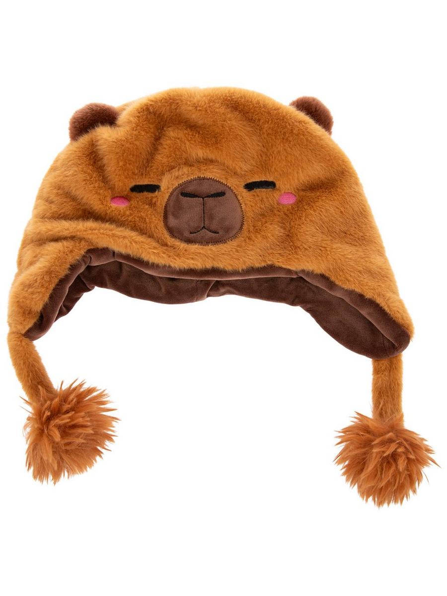 Youth Fluffy Capybara Pom Pom Cap | Hobby Lobby | 6355648