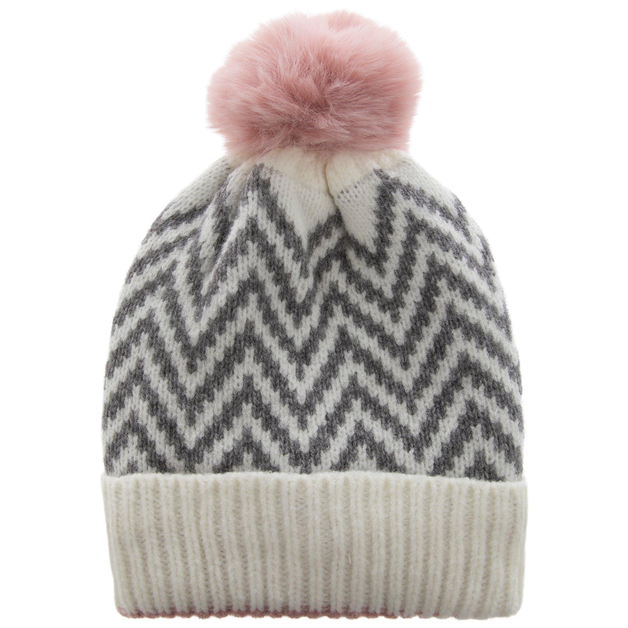 Cream Knit Pom Pom Beanie | Hobby Lobby | 6358394 display picture 1