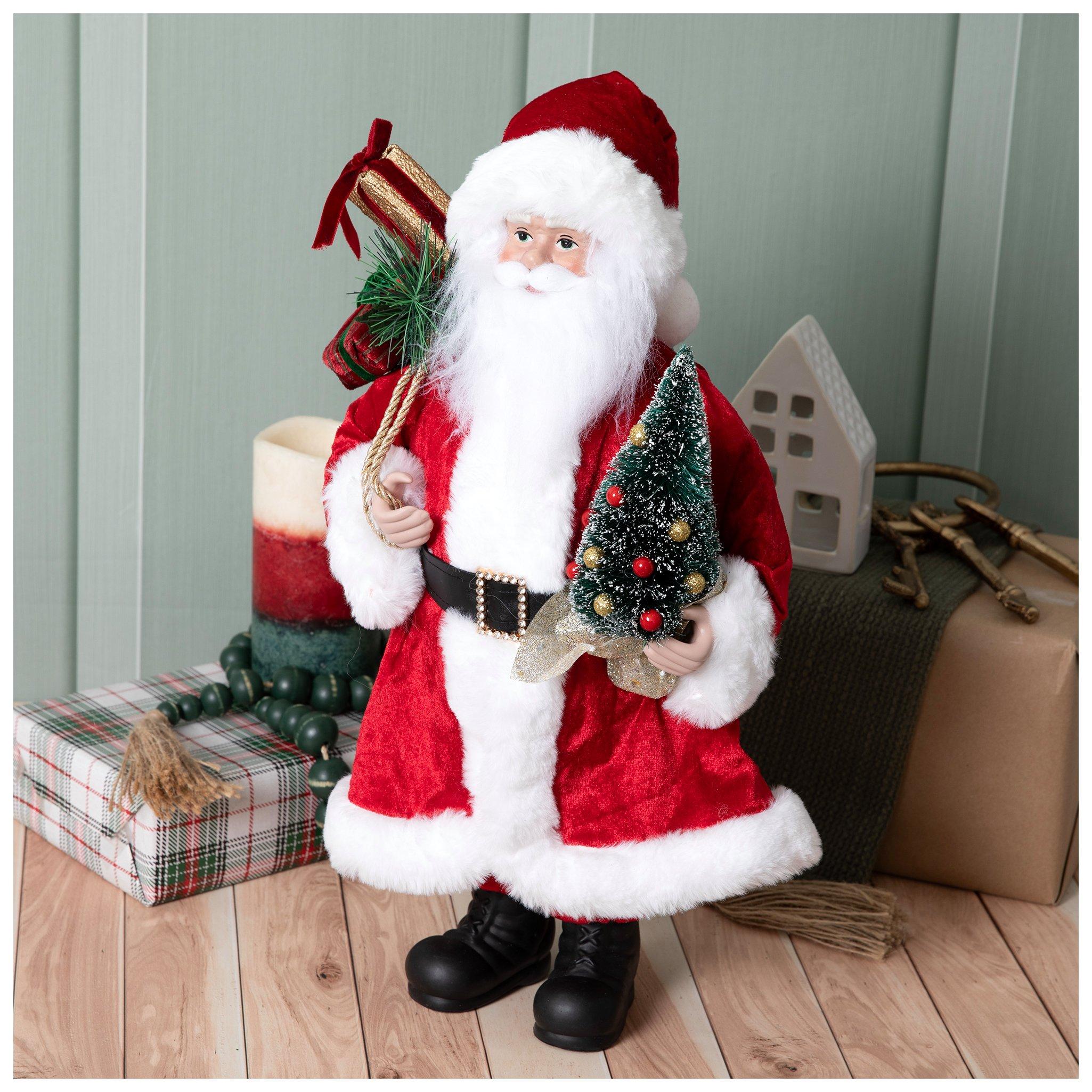 Traditional Santa With Rhinestone Buckle view 1