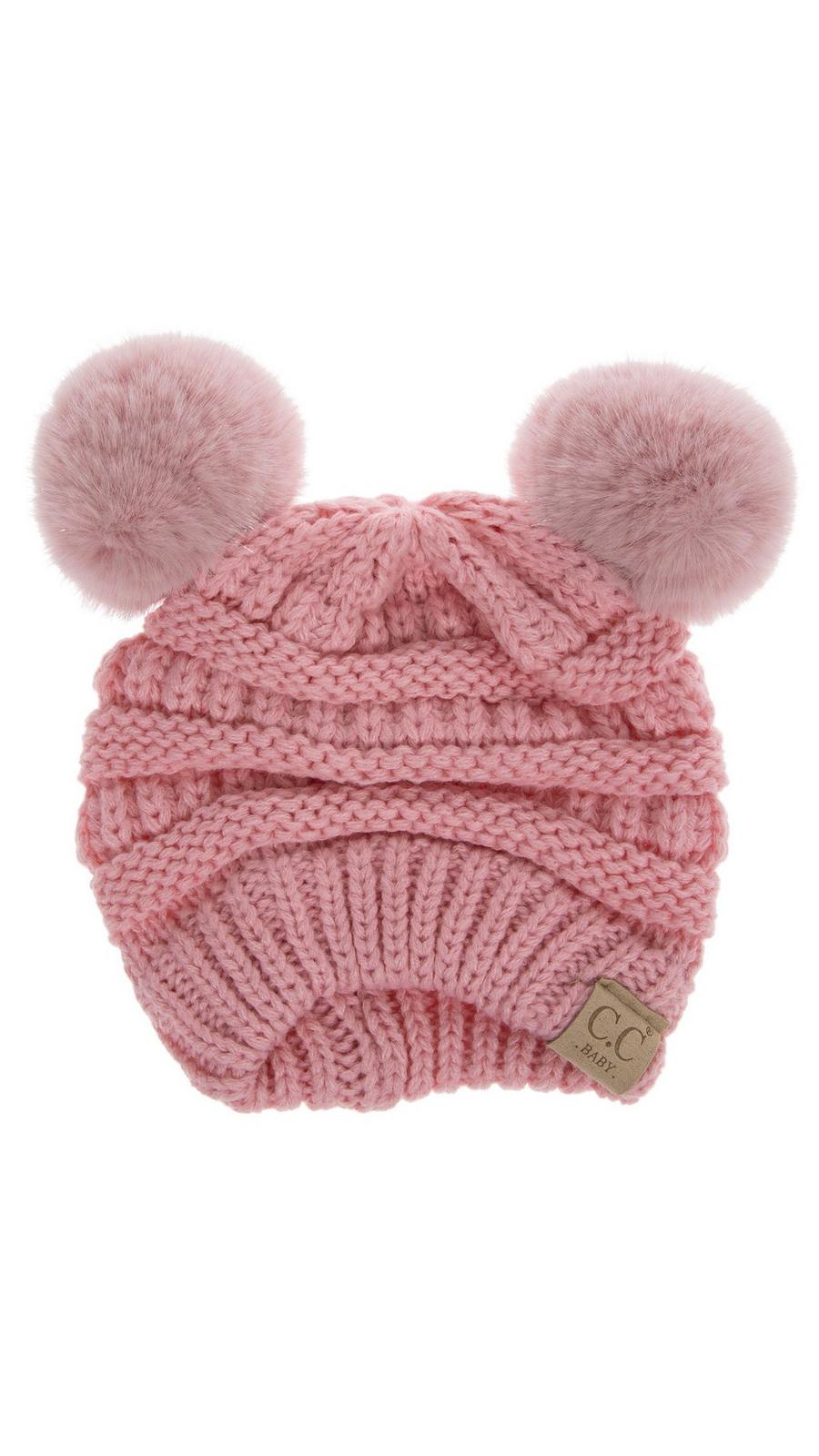 帽子 ANDMARY Baby knit babushka Ivory ANDMARY】Baby knit babushka