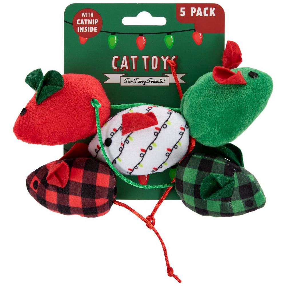 Festive Mice Cat Toys | Hobby Lobby | 6359459