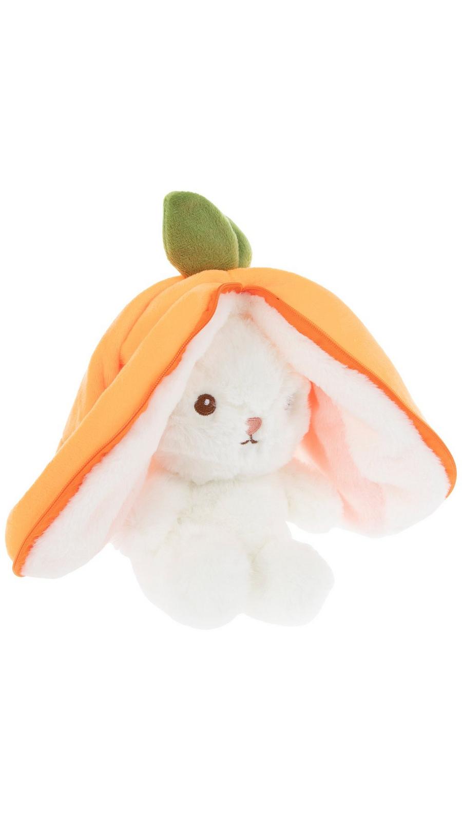 ぬいぐるみ  Nugget Bunny Rabbit Zipped Carrot Egg Plush | Hobby Lobby | 6362404