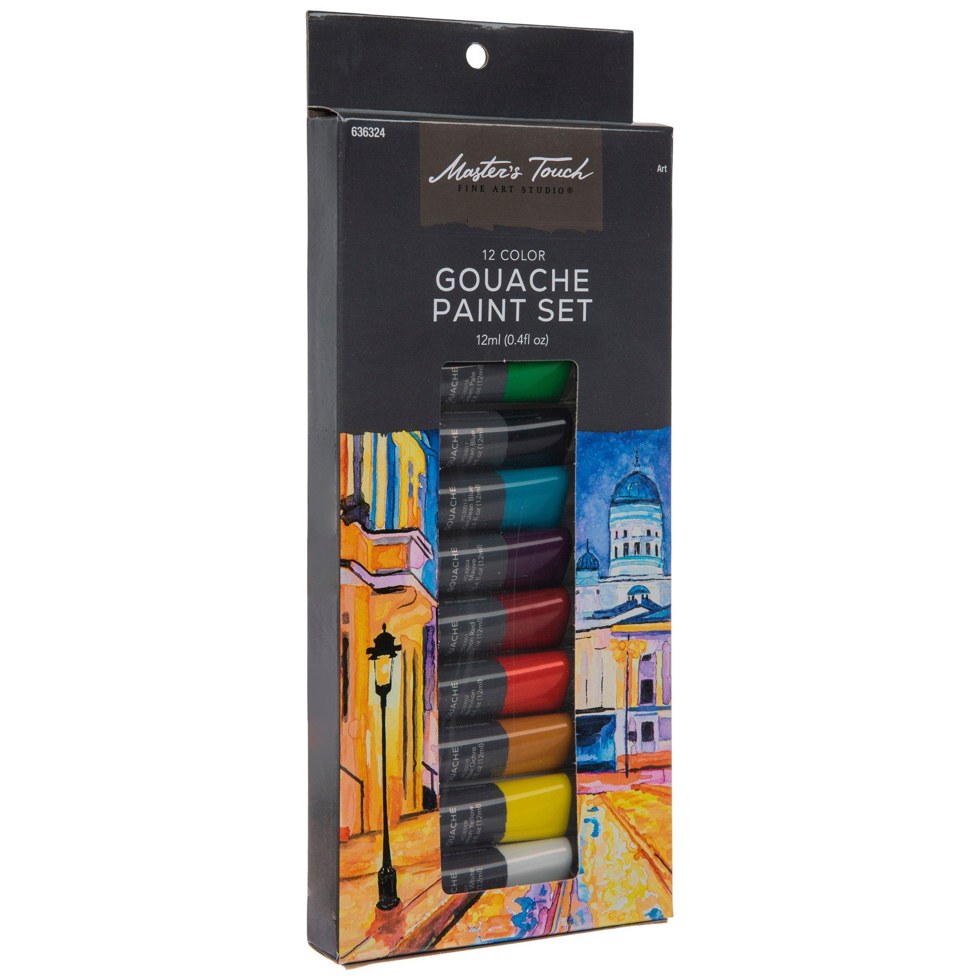 Master's Touch Gouache Paint 12 Piece Set Hobby Lobby 636324